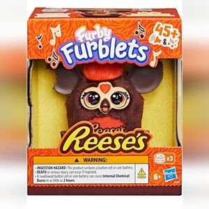 Furby Furblets REESE'S Peanut Butter Cup Mini 3-Inch Plush:Furby Furblets toy